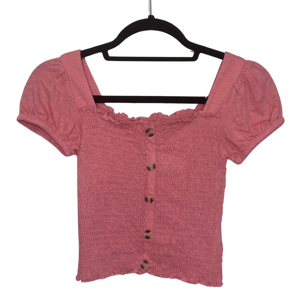 NWT Mudd Dusty Pink Crop Top
